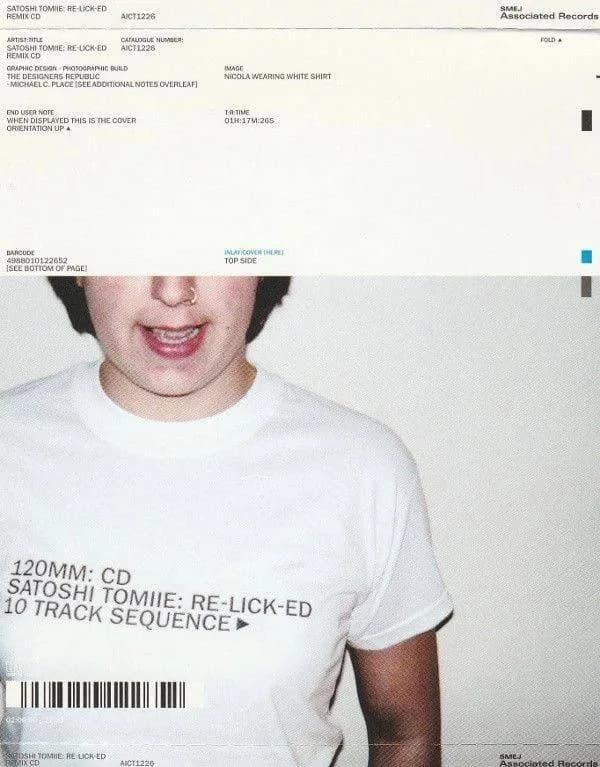 120mm: CD — Satoshi Tomiie, Re-lick-ed